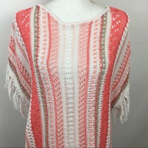 Tommy Bahama Crochet Sleeveless Sweater Size S/M